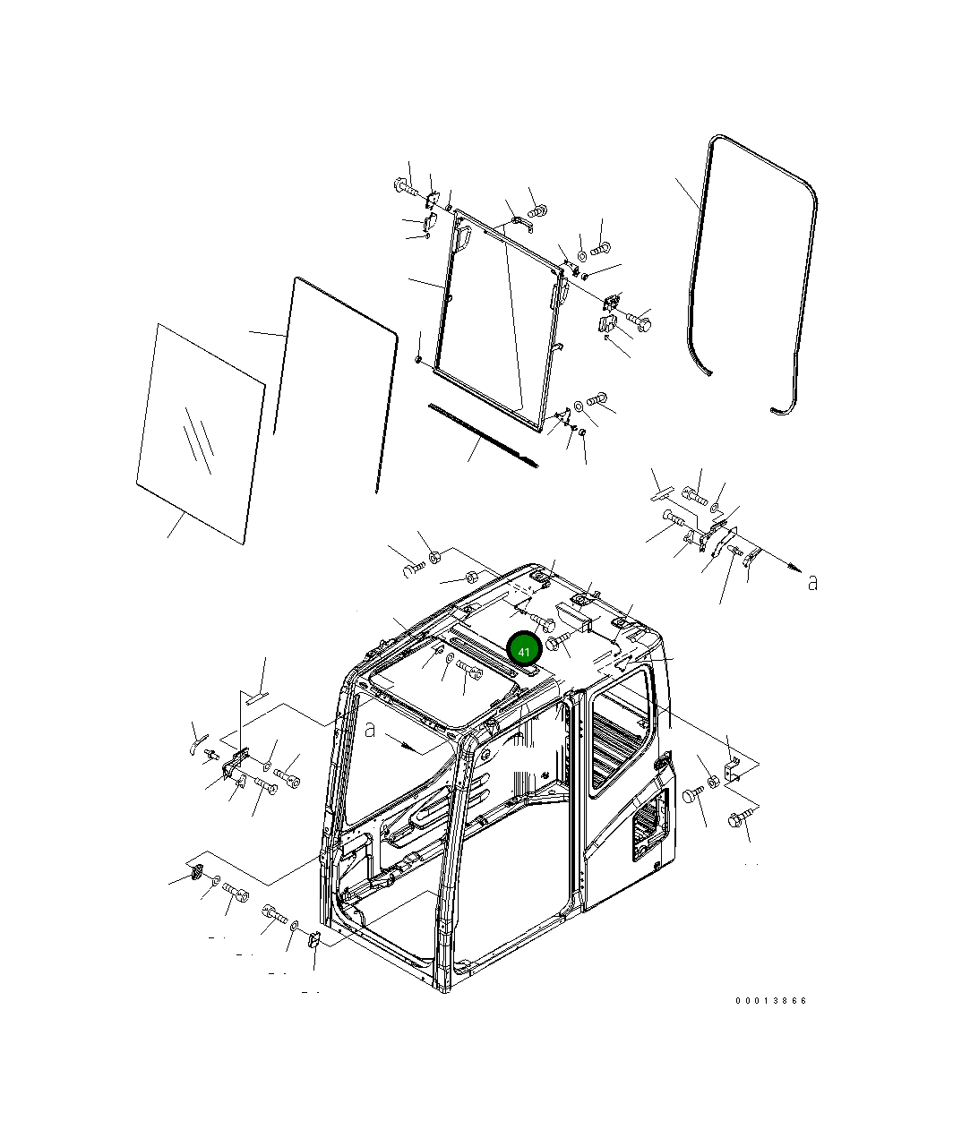 Болт 01435-40616 Komatsu