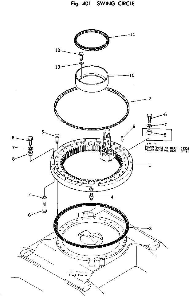 Болт 205-09-61140  Komatsu