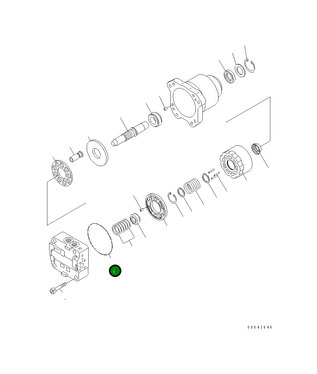 Кольцо уплотнительное (O-Ring) 2907-21-6160 Komatsu