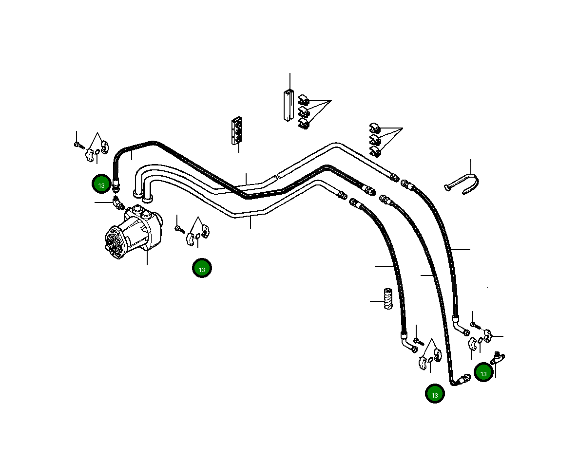 Кольцо уплотнительное (O-Ring) 120 132 Komatsu