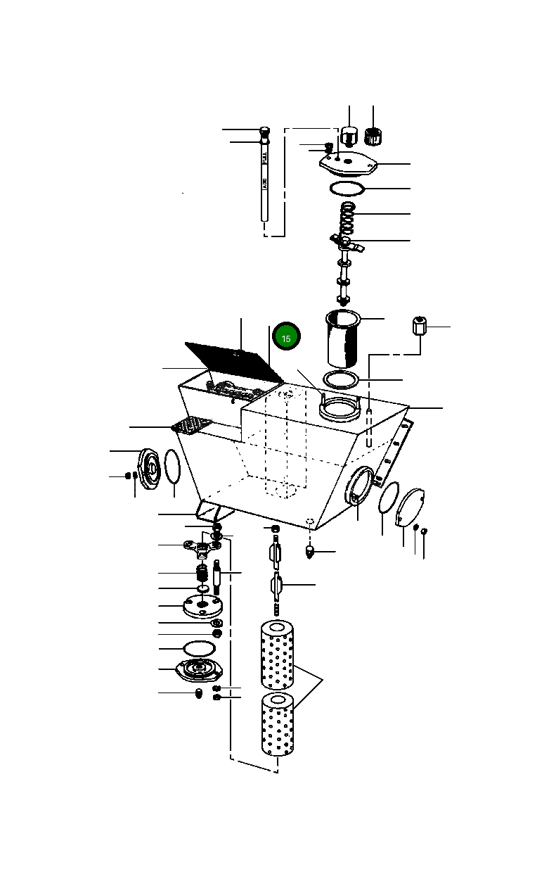 Крышка 62 273 Komatsu
