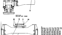 Кронштейн D50S-P155 Komatsu