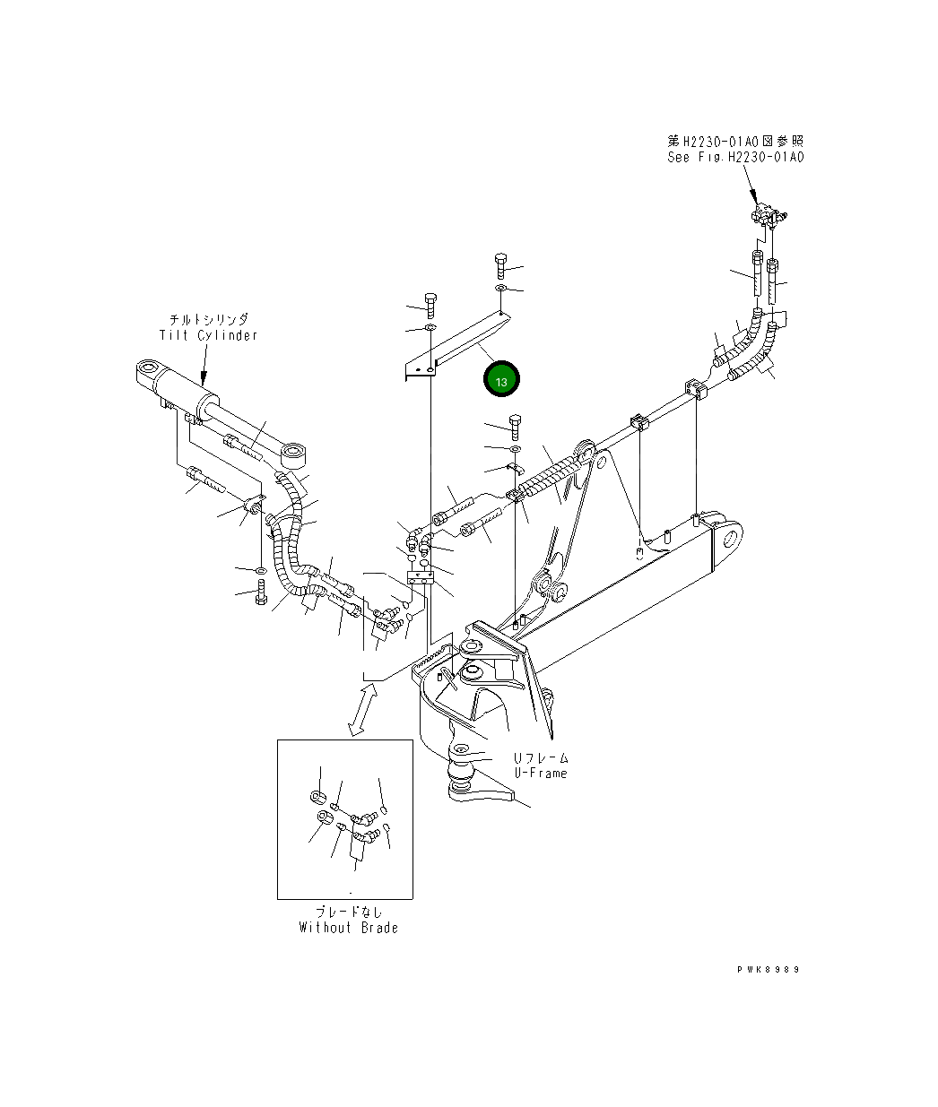 Крышка 134-62-63414 Komatsu