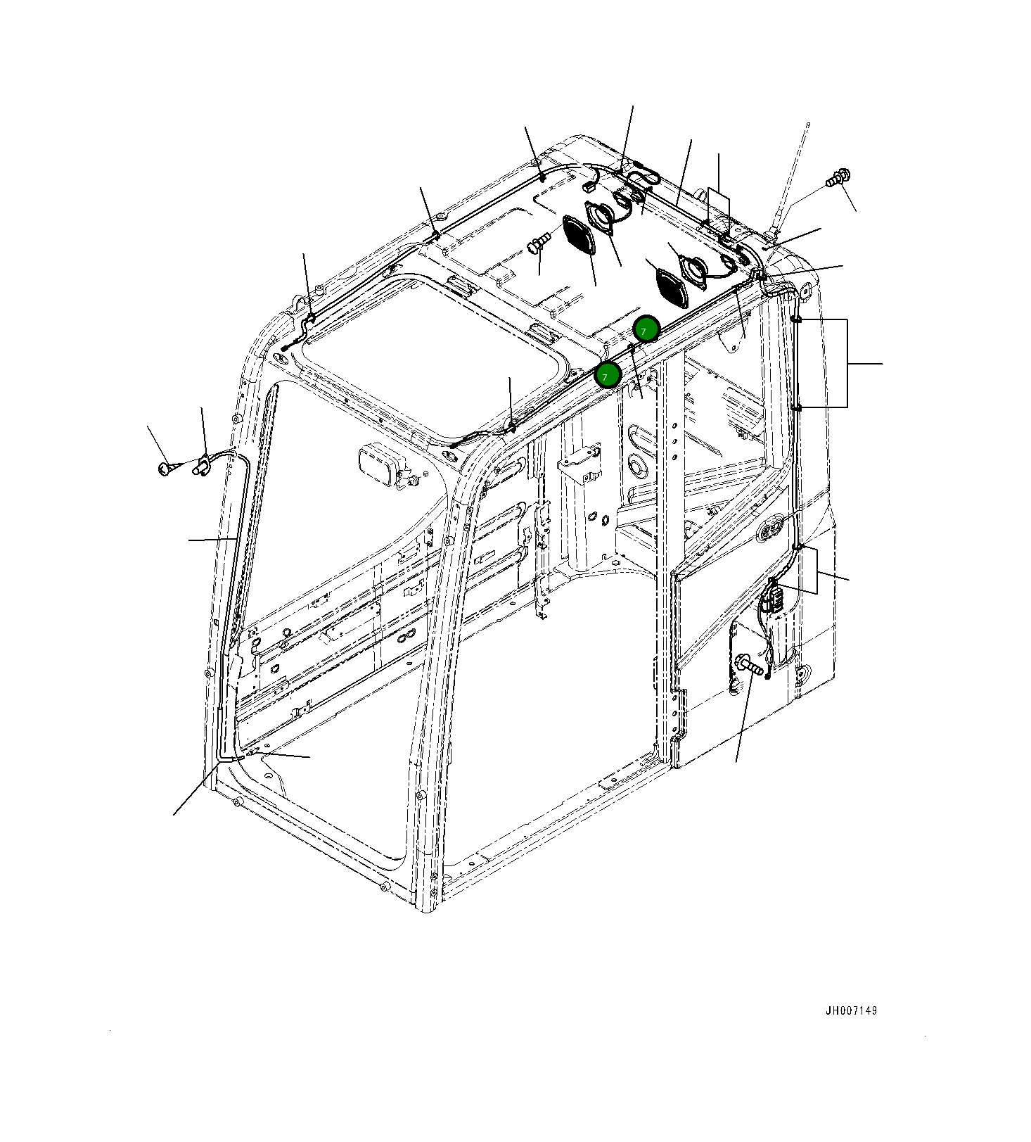 Крышка 20Y5312221 Komatsu