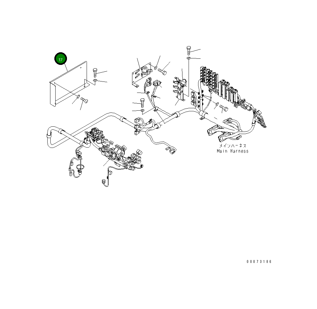 Крышка 561-06-86170 Komatsu