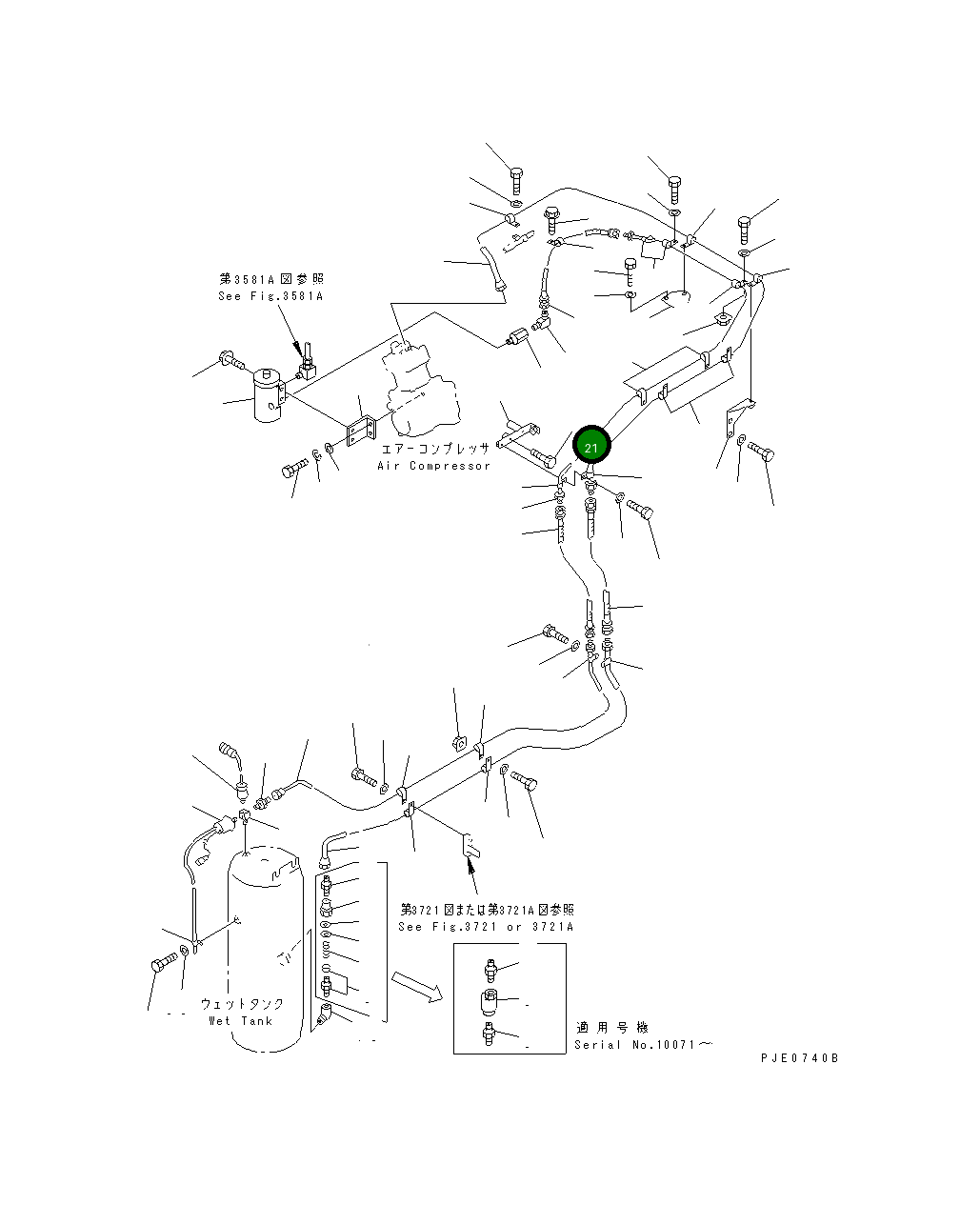 Болт 01011-61045 Komatsu