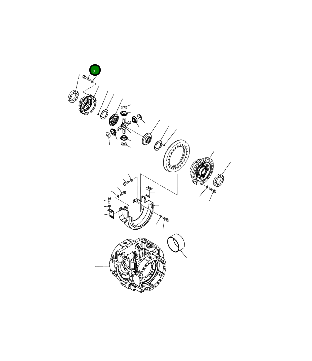 Болт 01011-61485 Komatsu