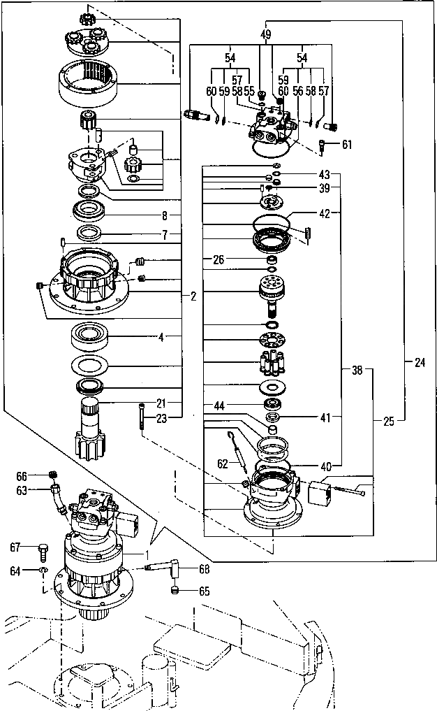Кольцо уплотнительное (O-Ring) YM24315-000260  Komatsu
