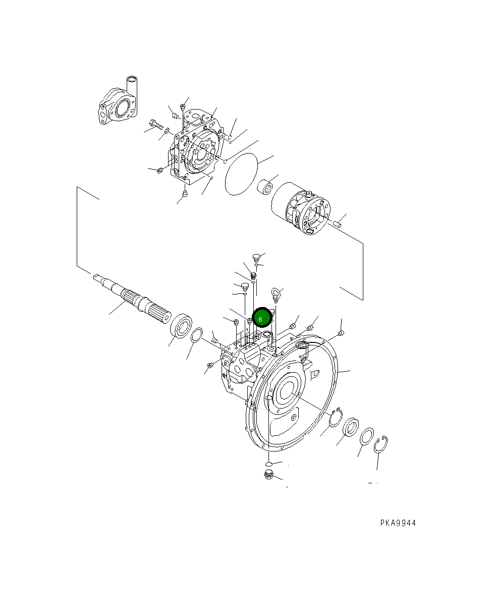 Кольцо уплотнительное (O-Ring) 07002-11223 Komatsu