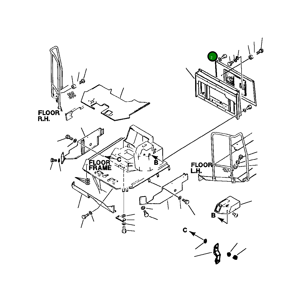 Крышка 426-54-12990 Komatsu
