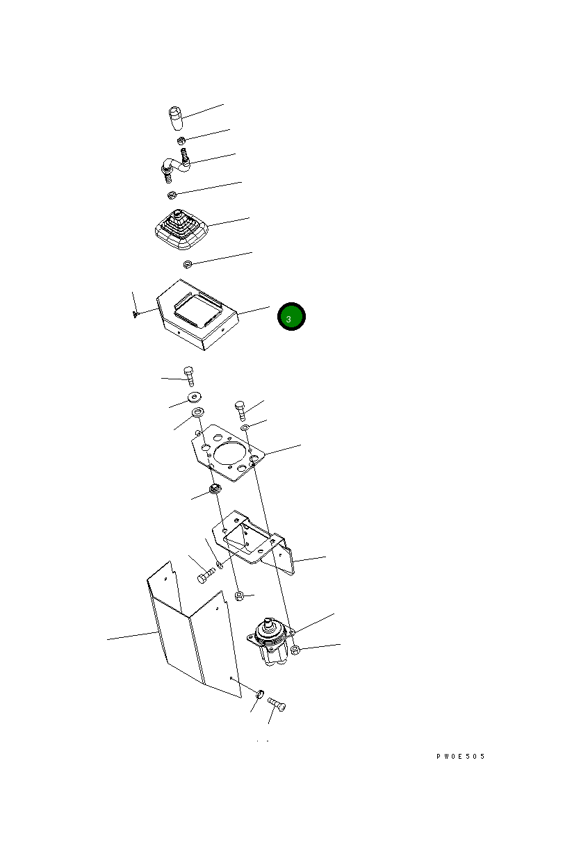 Крышка 423-V88-3140 Komatsu