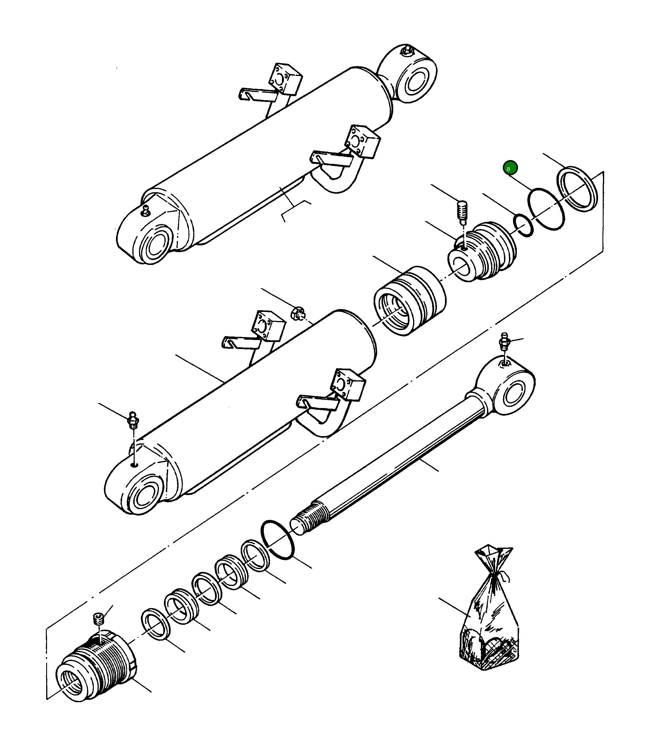 Кольцо уплотнительное (O-Ring) 4909973M1  Komatsu