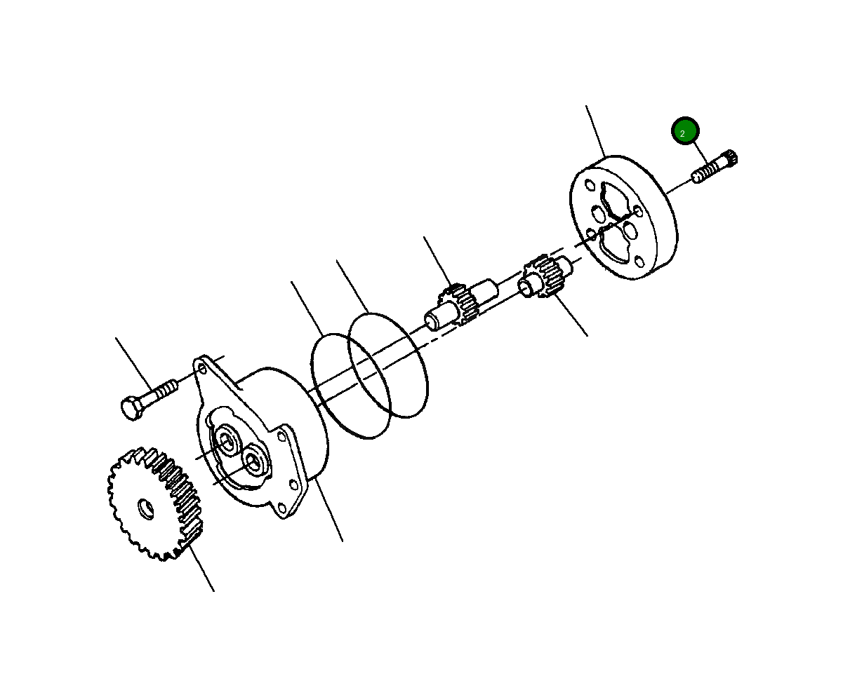 Болт 1246 376 H1 Komatsu