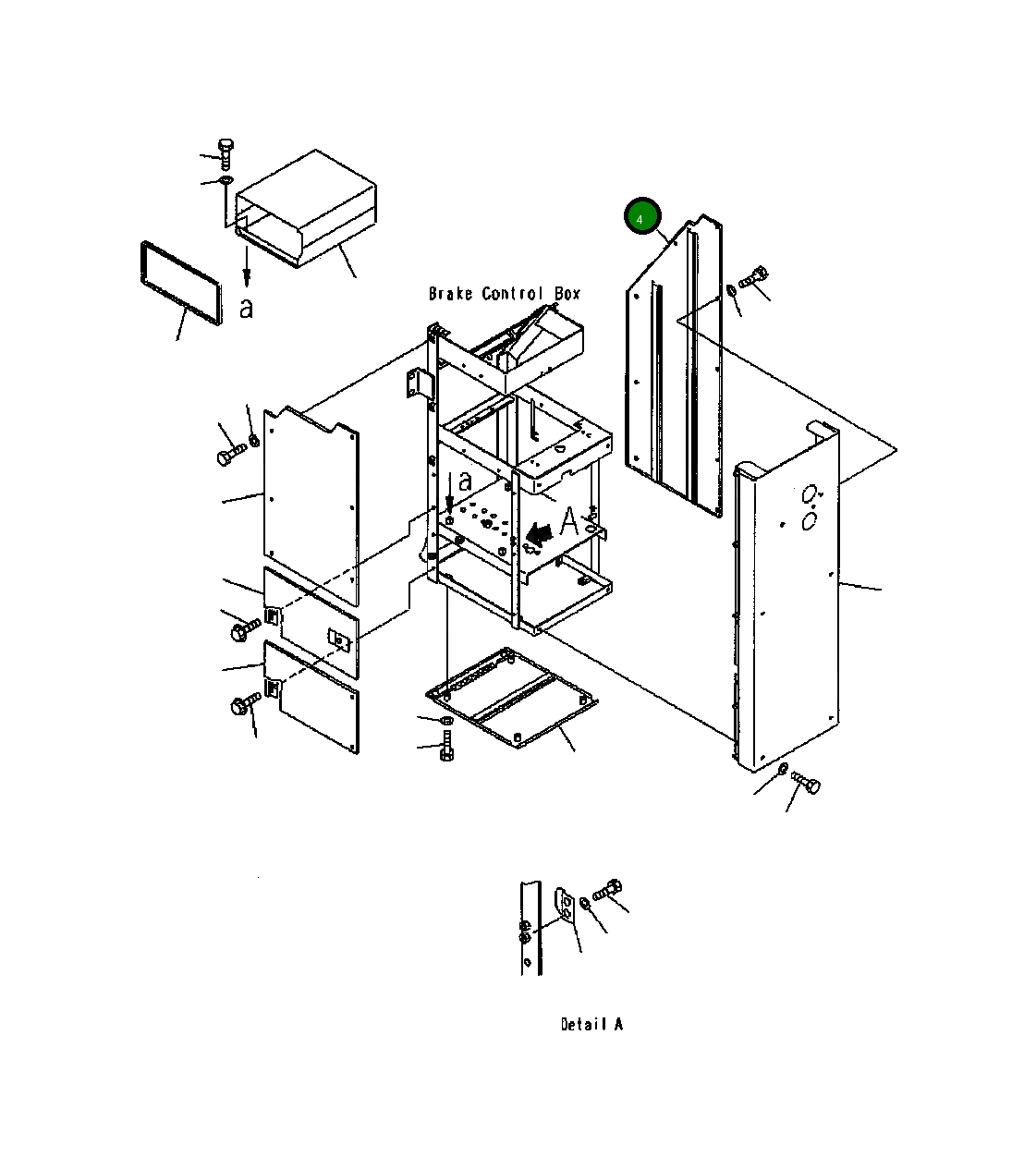Крышка 428-54-24431 Komatsu