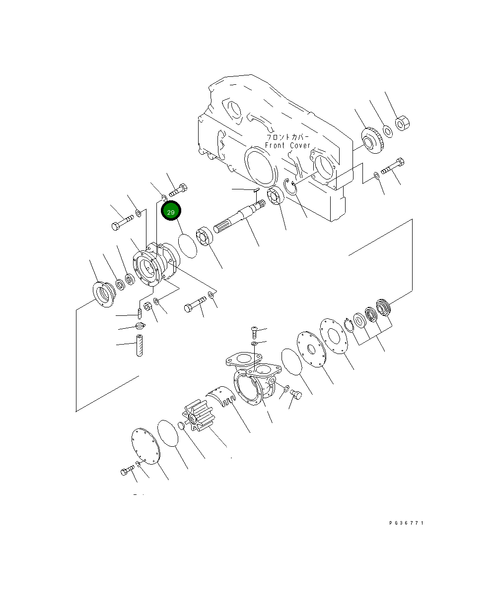 Кольцо уплотнительное (O-Ring) KY03321-00085 Komatsu