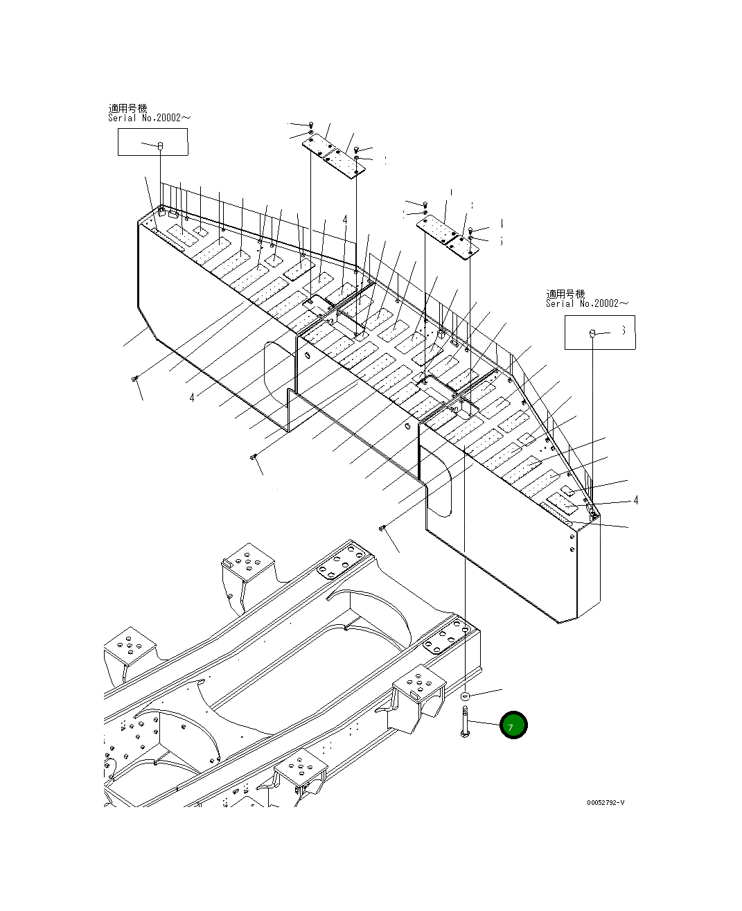 Болт 21T-46-34120 Komatsu