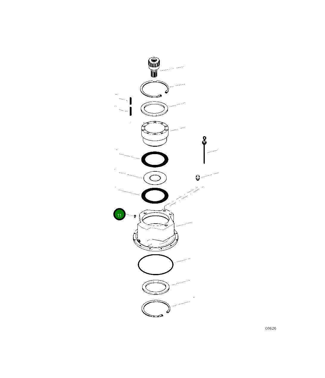 Болт 21575 Komatsu