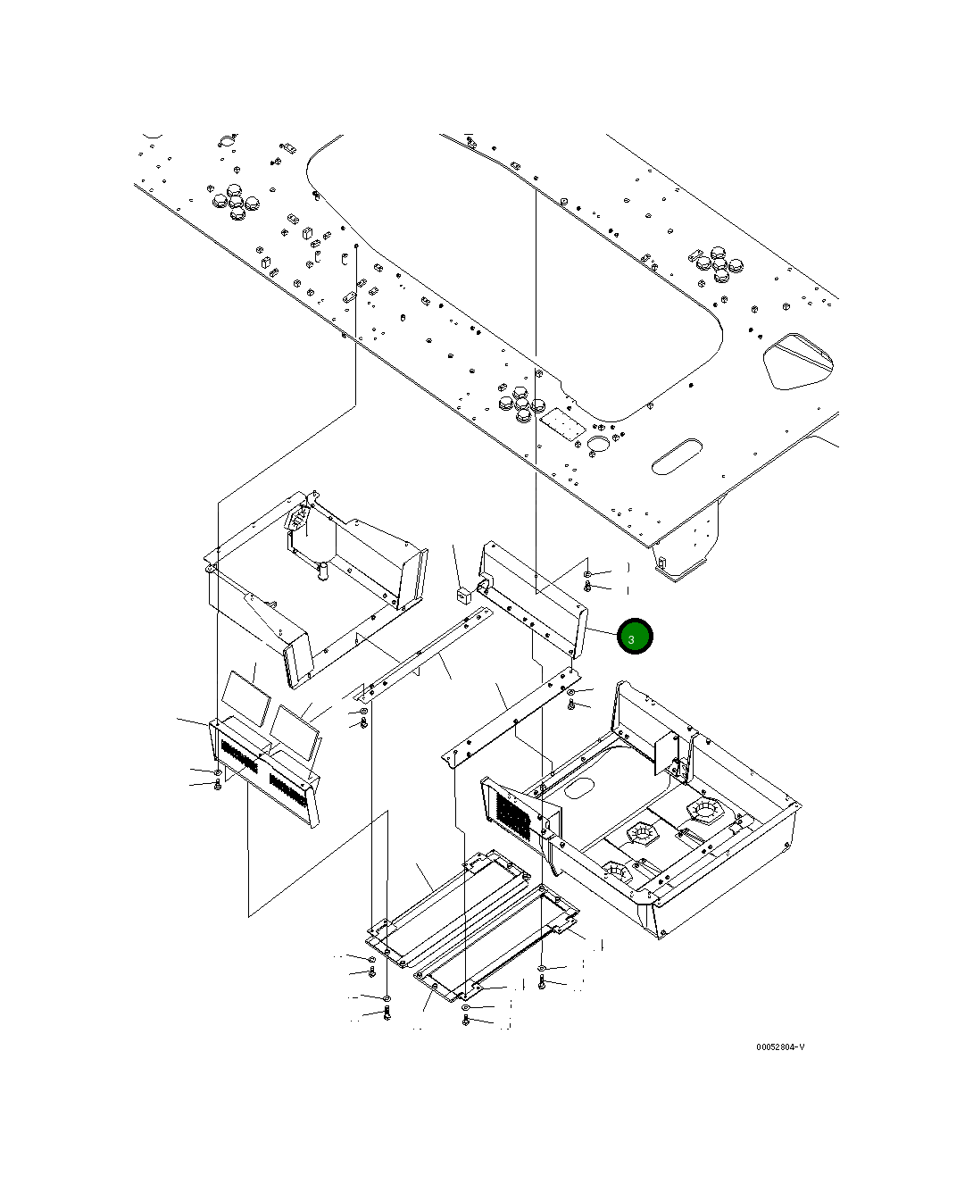 Крышка 21T-54-39111 Komatsu