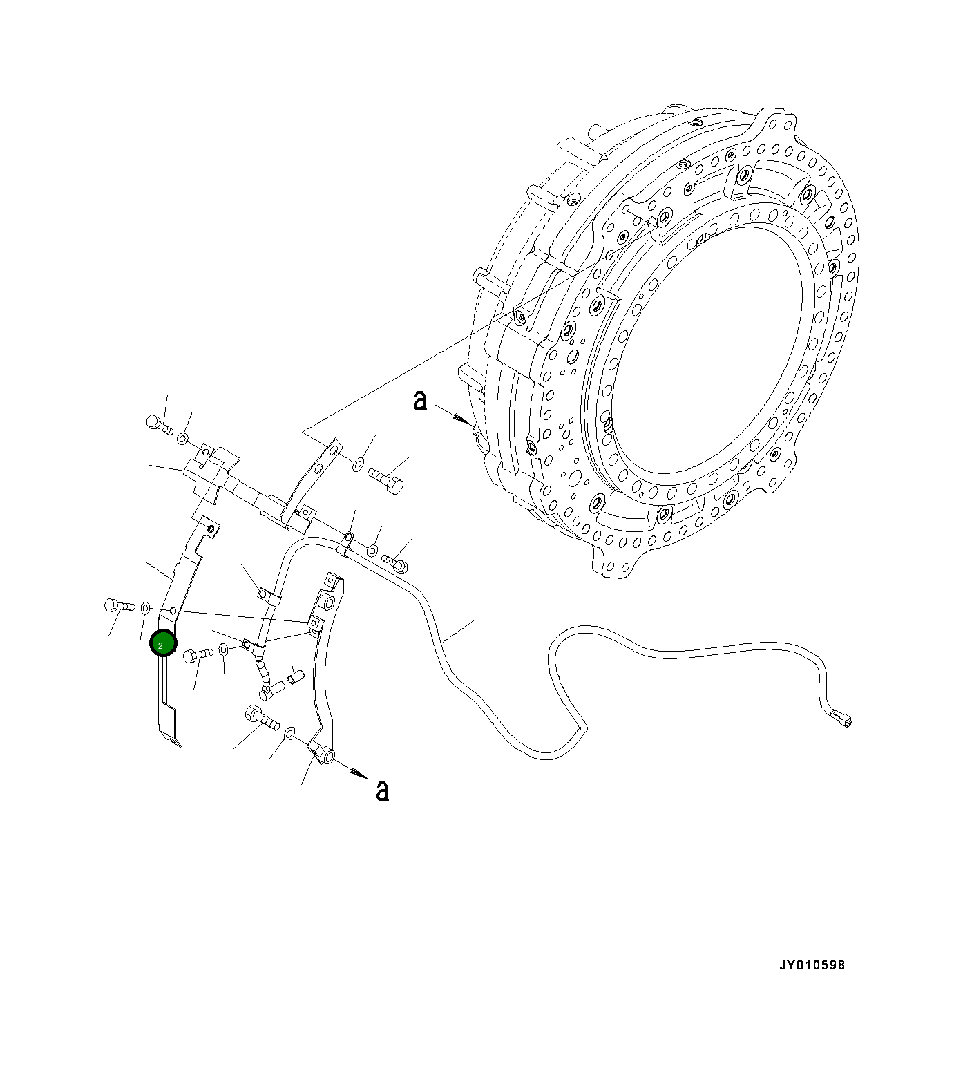 Крышка 561-88-75320 Komatsu