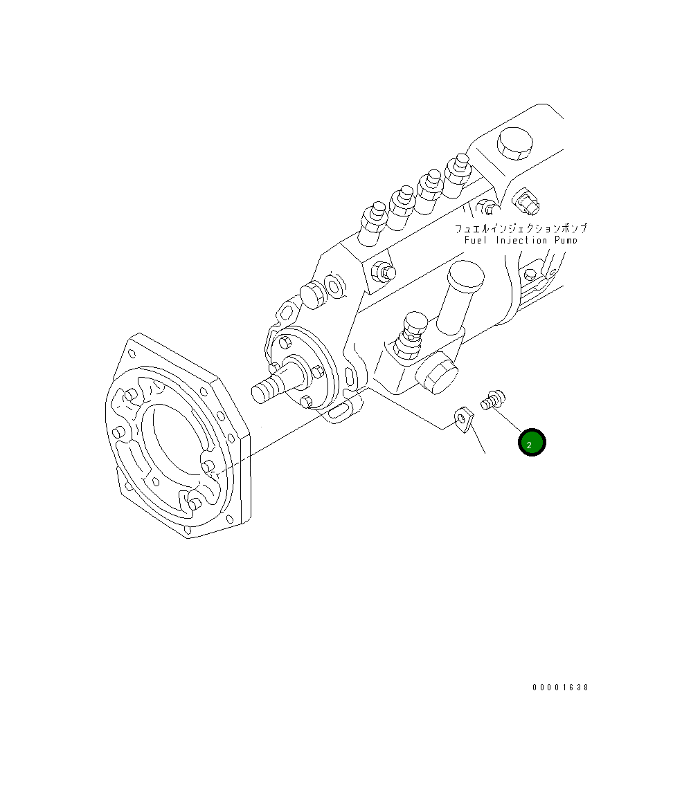 Болт 600-311-1810 Komatsu