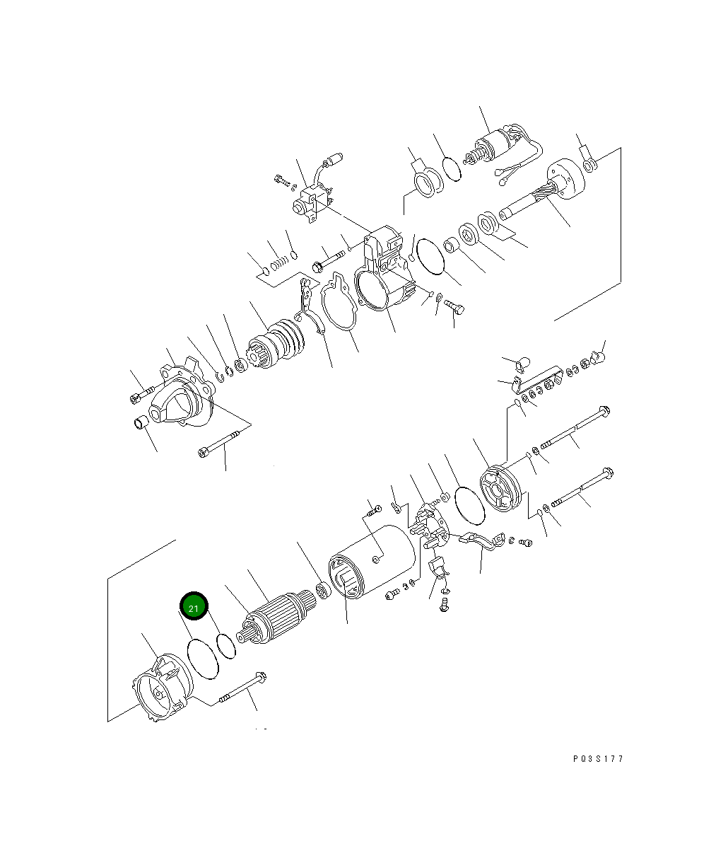 Кольцо уплотнительное (O-Ring) SD6414-04200X0 Komatsu