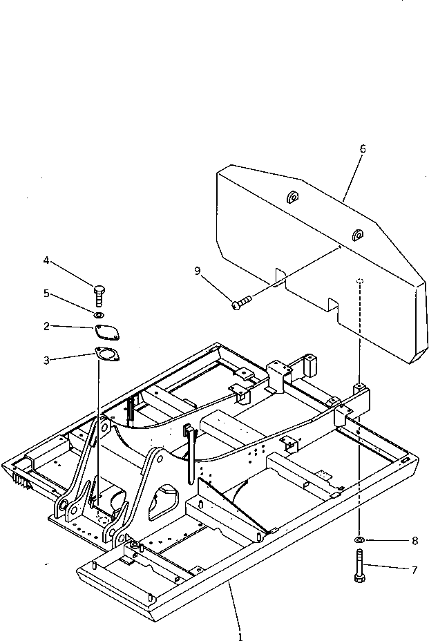 Болт 203-09-21110  Komatsu