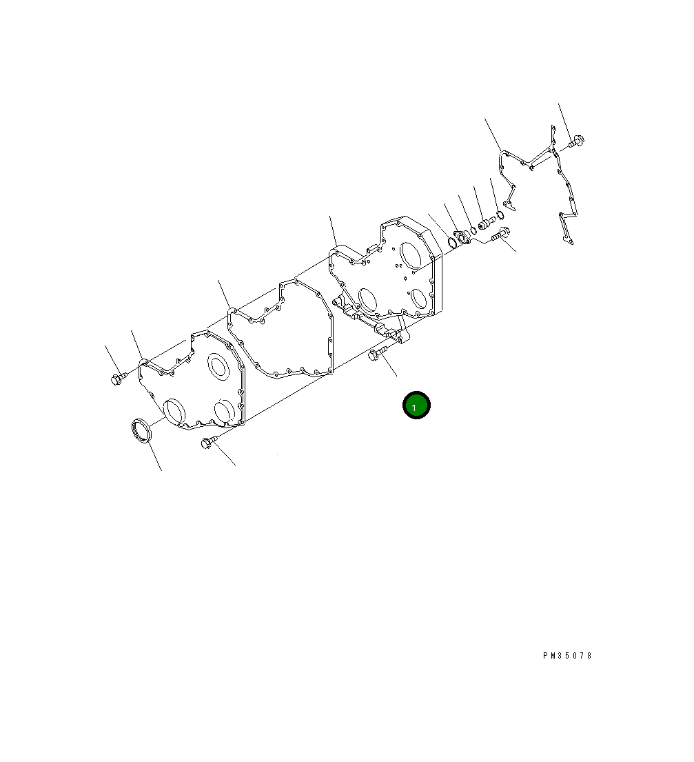 Болт 6732-21-3130 Komatsu