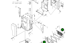 Крышка 195-911-9321 Komatsu