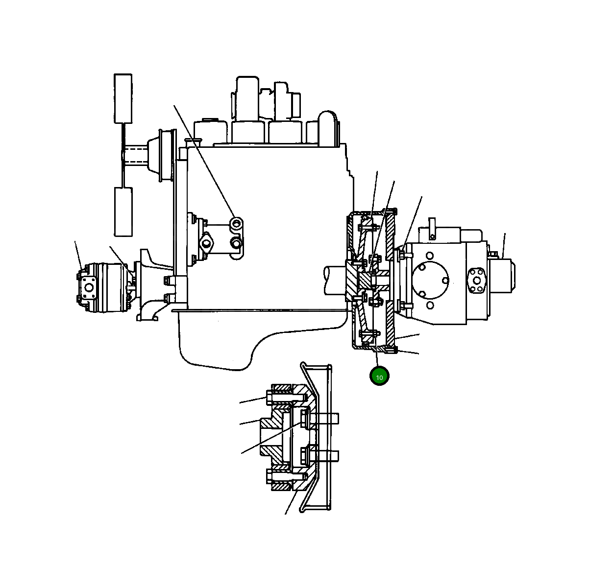 Болт 44 847 Komatsu