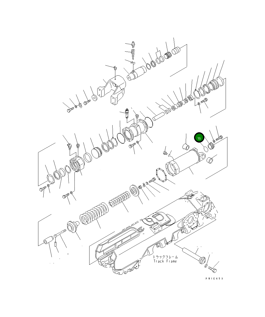 Крышка 19M-30-14340 Komatsu