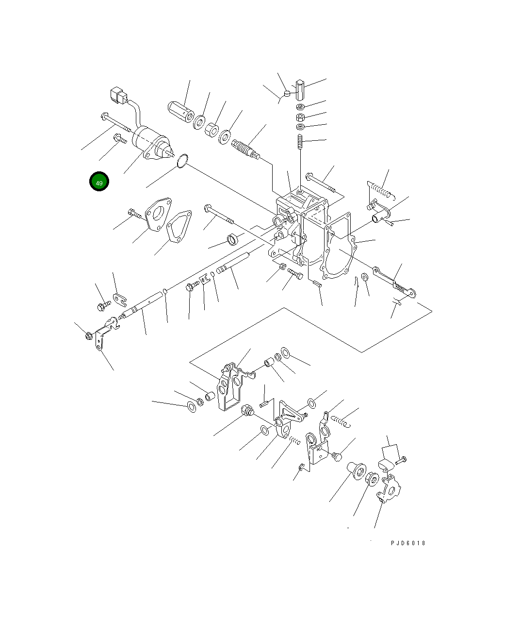 Болт 456-715 Komatsu