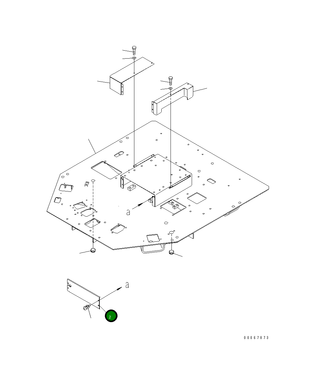 Крышка 427-54-27150 Komatsu