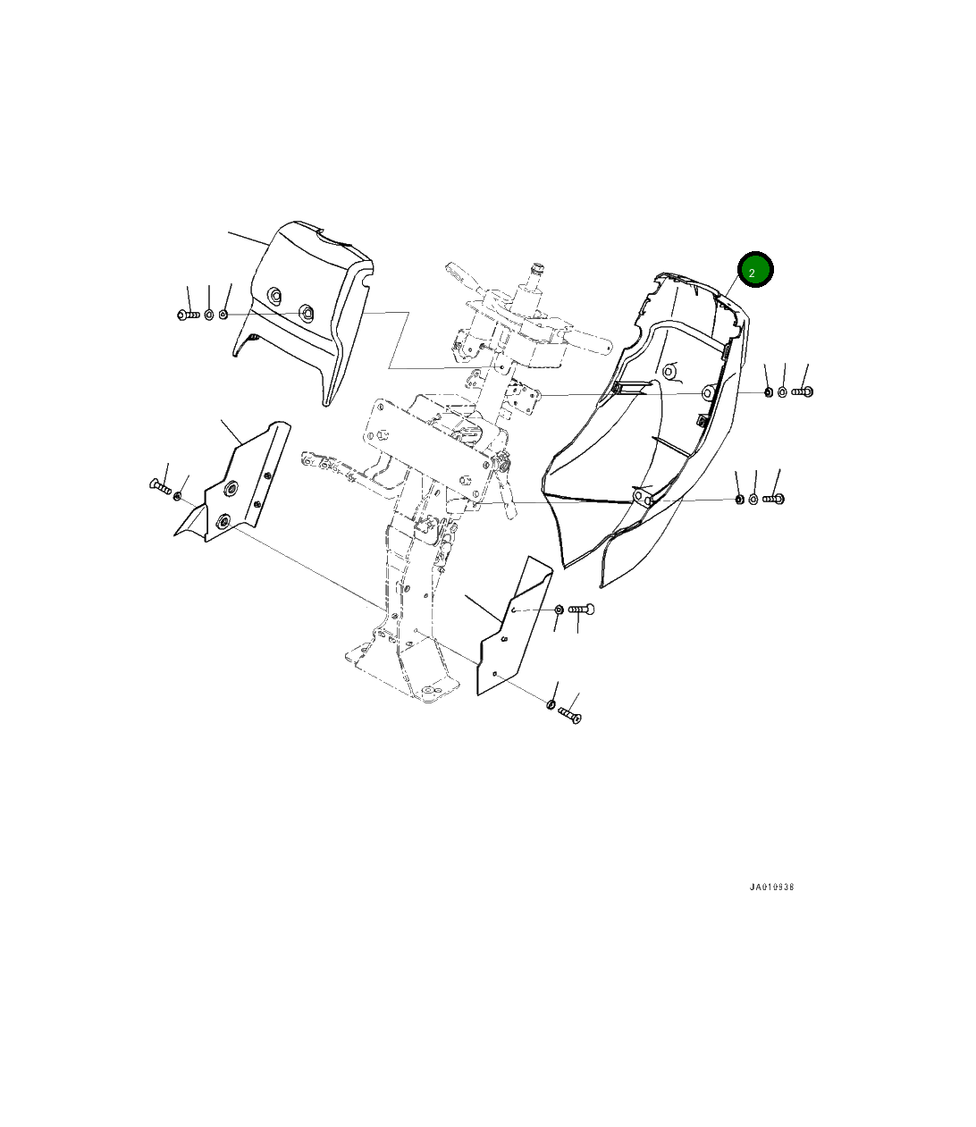 Крышка 423-54-52320 Komatsu