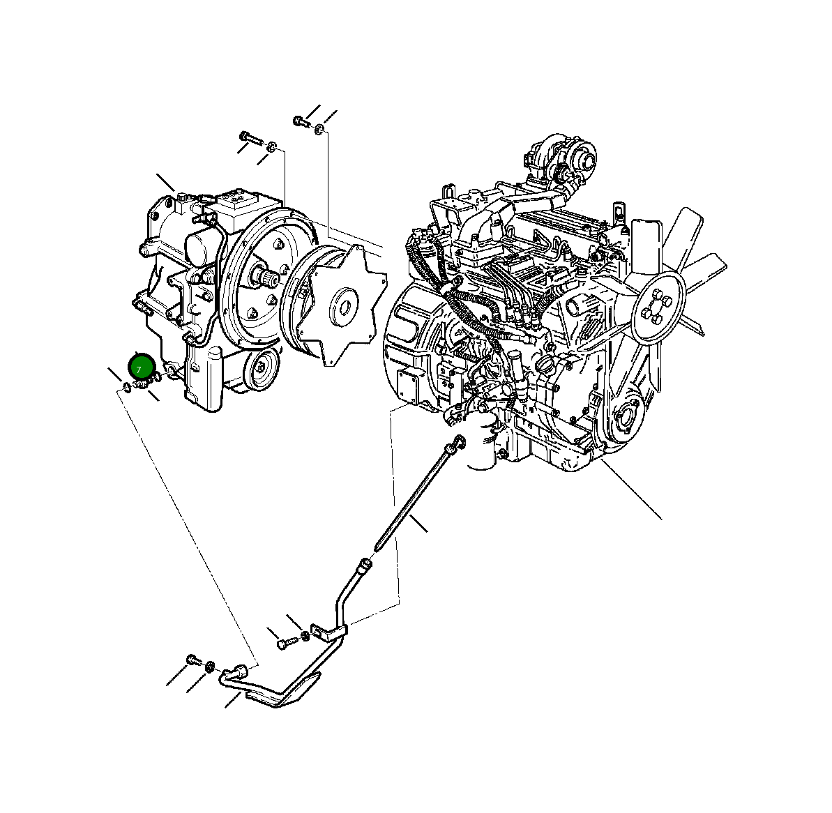 Кольцо уплотнительное (O-Ring) 855021121 Komatsu