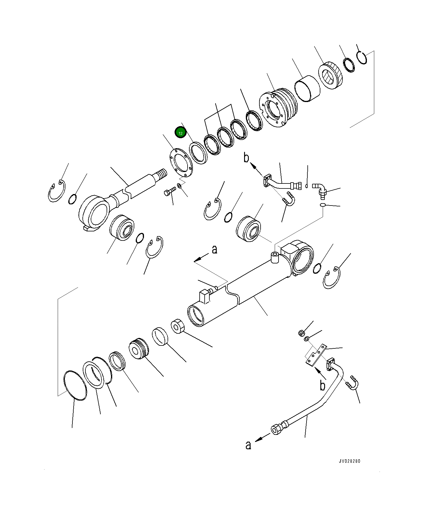Кольцо 707-88-39400 Komatsu