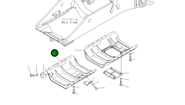 Крышка 17A-54-21160 Komatsu