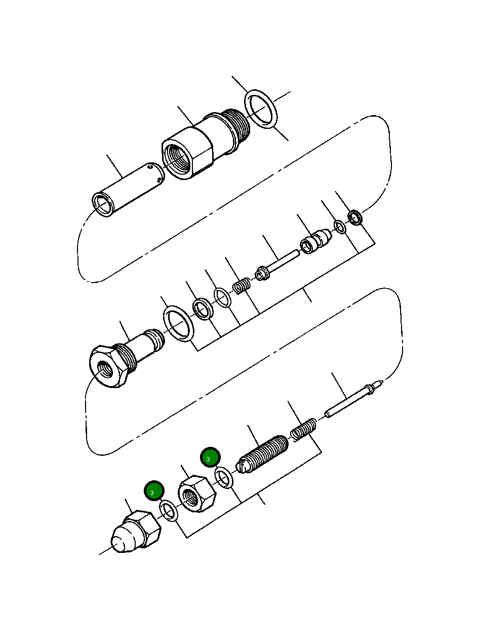 Кольцо уплотнительное (O-Ring) 890 494 C1 Komatsu