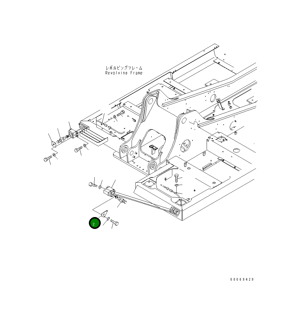 Крышка 207-06-75460  Komatsu