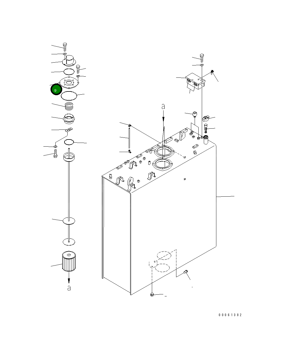 Крышка 21T-60-31320 Komatsu