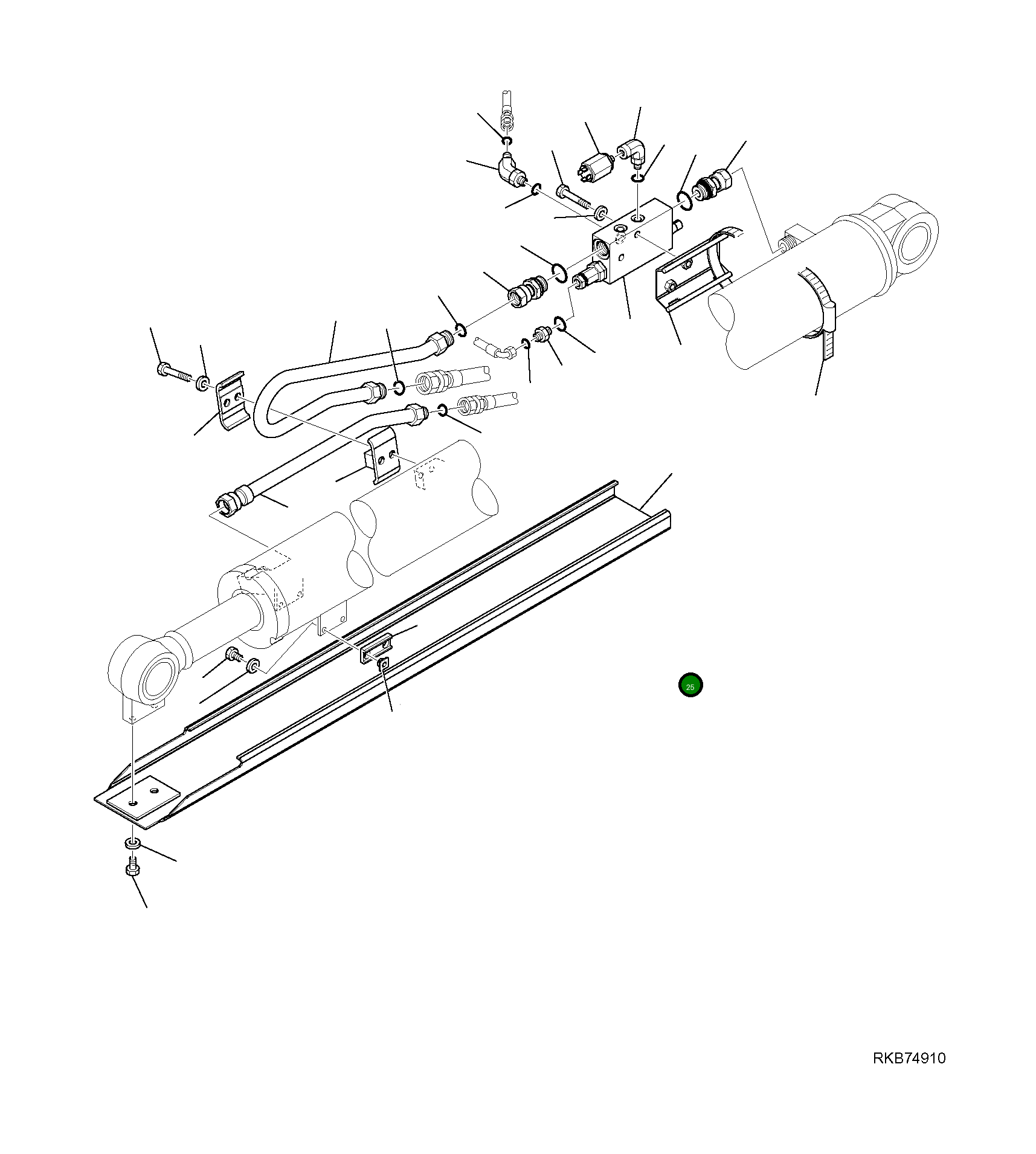 Крышка 22E-70-21140 Komatsu