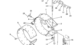 Лента в сборе 232-801-0141 Komatsu