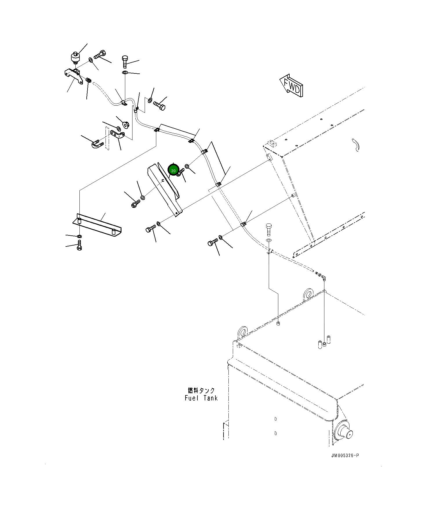 Крышка 561-04-81560 Komatsu