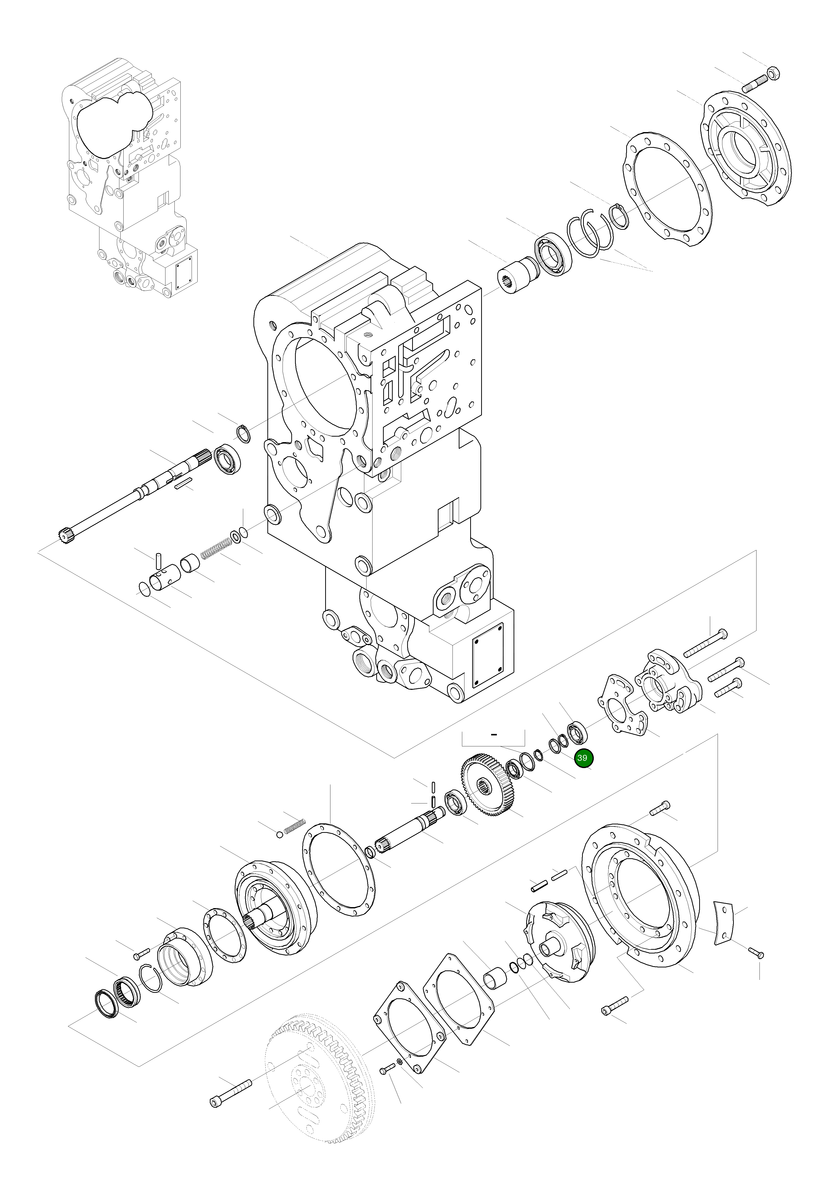 Кольцо 42Y-15-H0P58  Komatsu