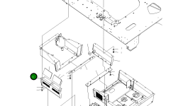 Крышка 21T-54-34811 Komatsu