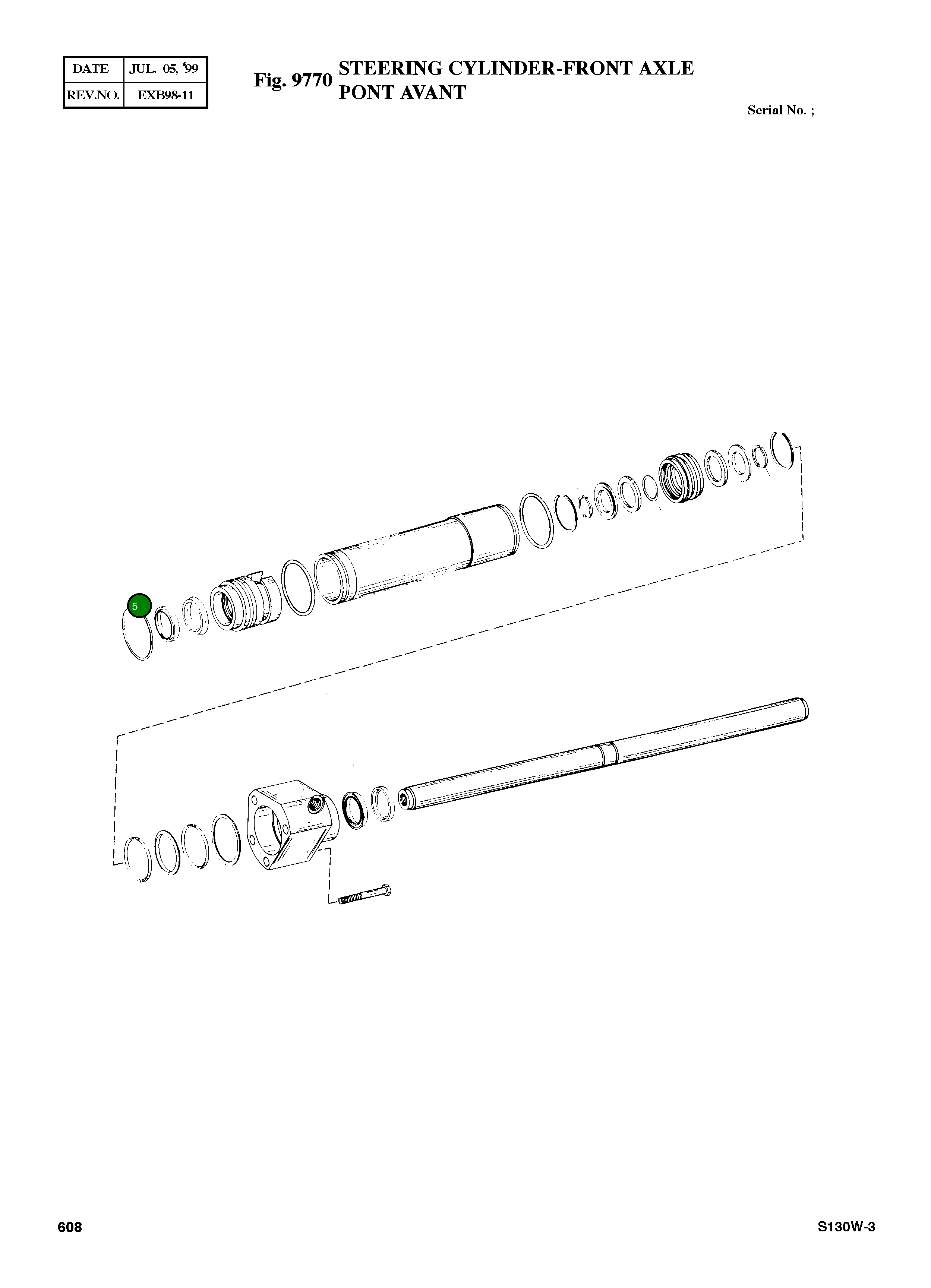 Кольцо уплотнительное (O-Ring) 0634 303 681 Komatsu