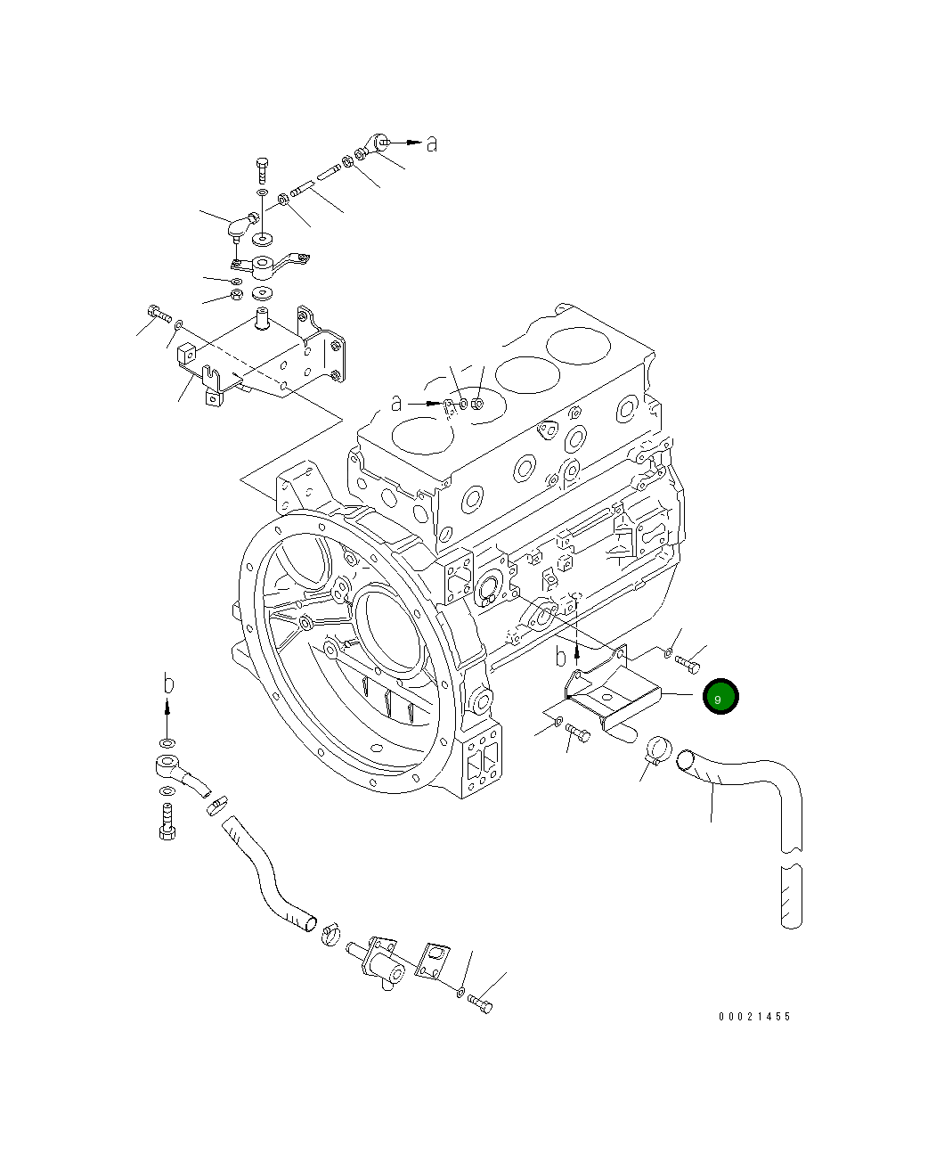 Крышка 415-01-21380 Komatsu