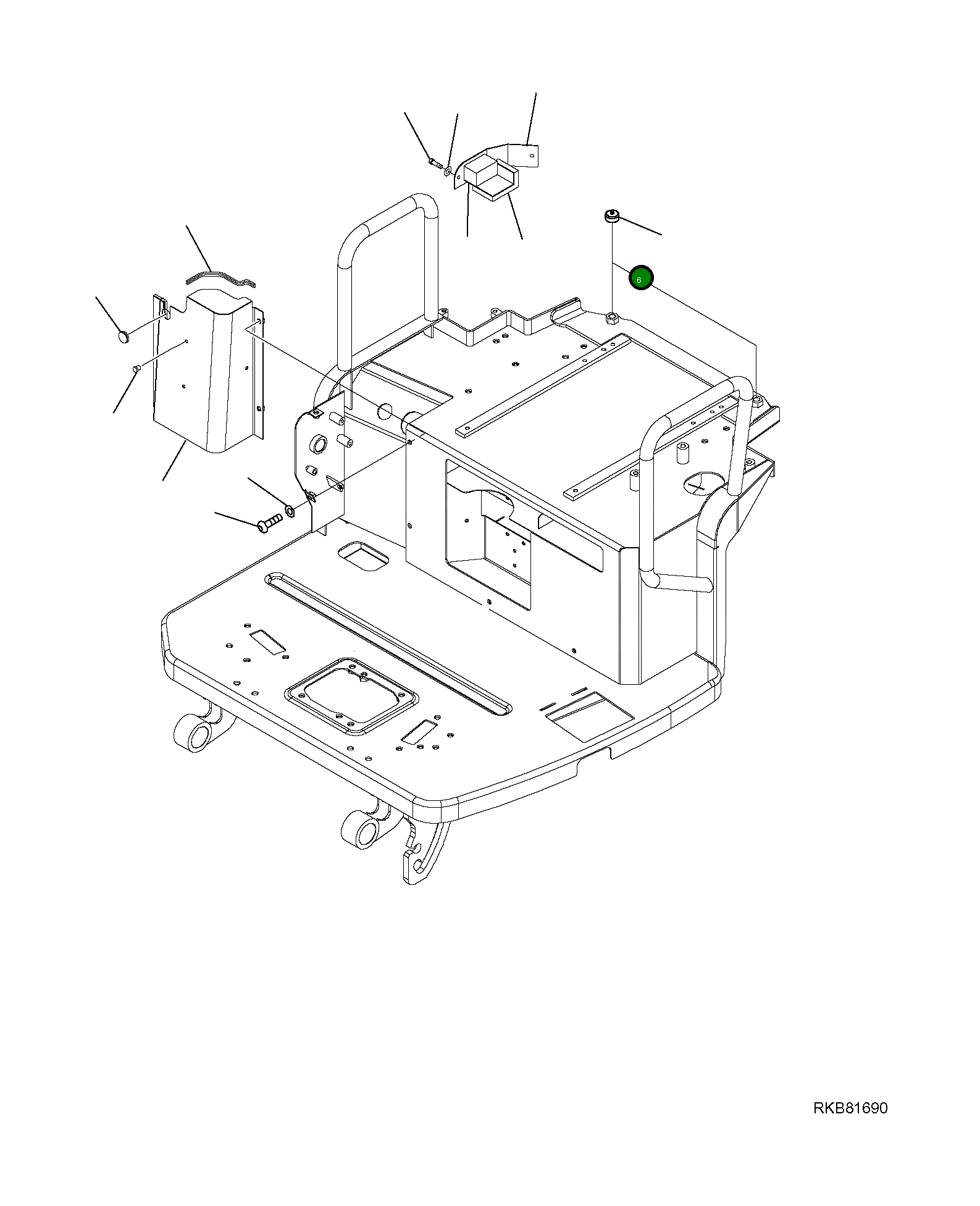 Крышка 20W-54-91810 Komatsu