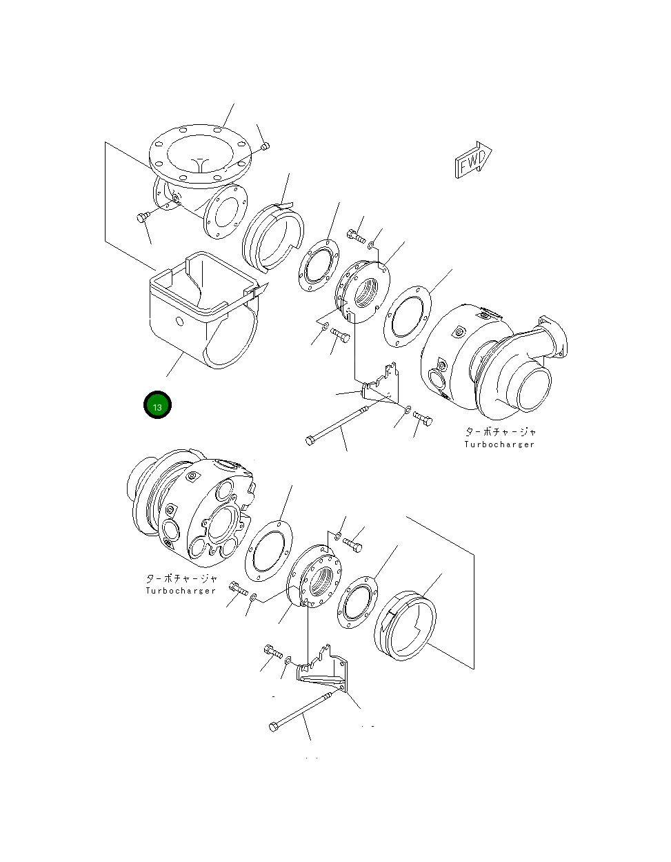 Крышка 6215-15-5710 Komatsu
