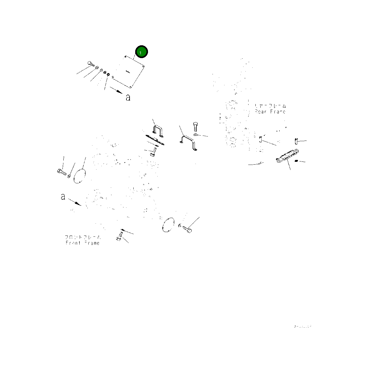Крышка 426-54-34152 Komatsu