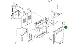 Крышка 208-03-71260 Komatsu